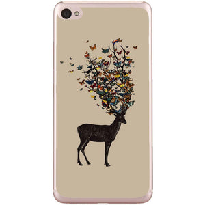Phone Case Butterfly Deer Lenovo S90 Sisley