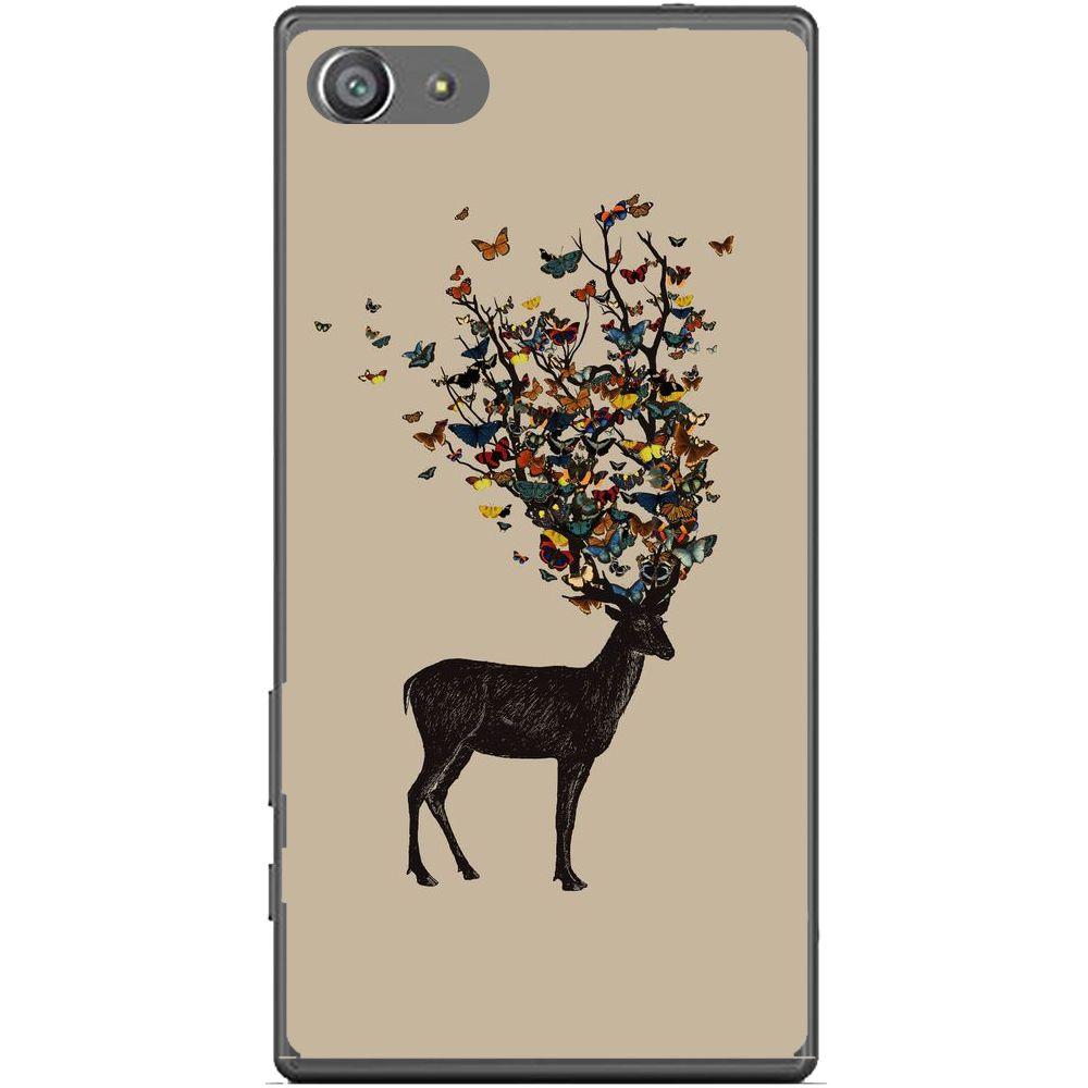 Phone Case Butterfly Deer Sony Xperia Z5 Compact