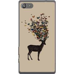 Phone Case Butterfly Deer Sony Xperia Z5 Compact