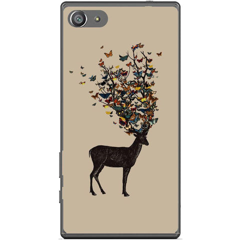 Phone Case Butterfly Deer Sony Xperia Z5 Compact