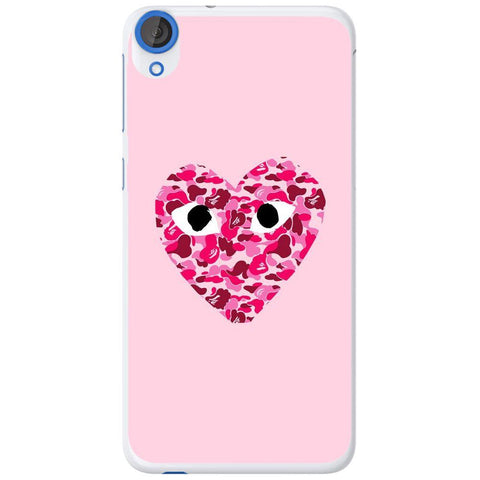 Phone Case Camo Heart HTC Desire 820