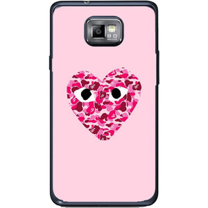 Phone Case Camo Heart Samsung Galaxy S2 Plus I9105