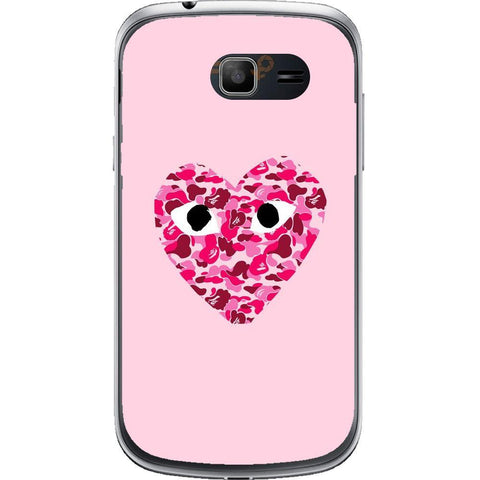 Phone Case Camo Heart Samsung Galaxy Trend Lite S7390