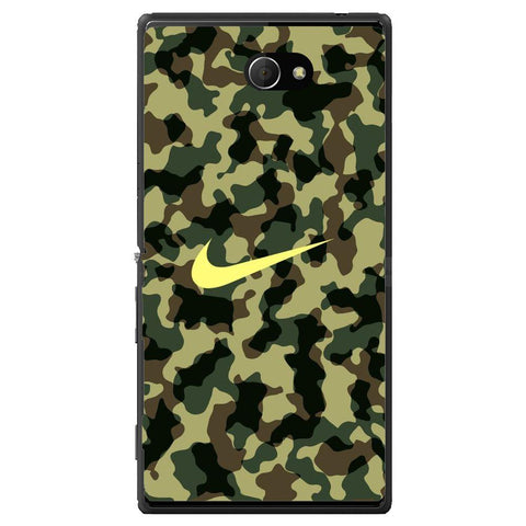 Phone Case Camo Nike Sony Xperia M2 Dual D2302