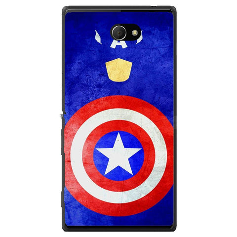 Phone case Captain America Sony Xperia M2 Dual D2302