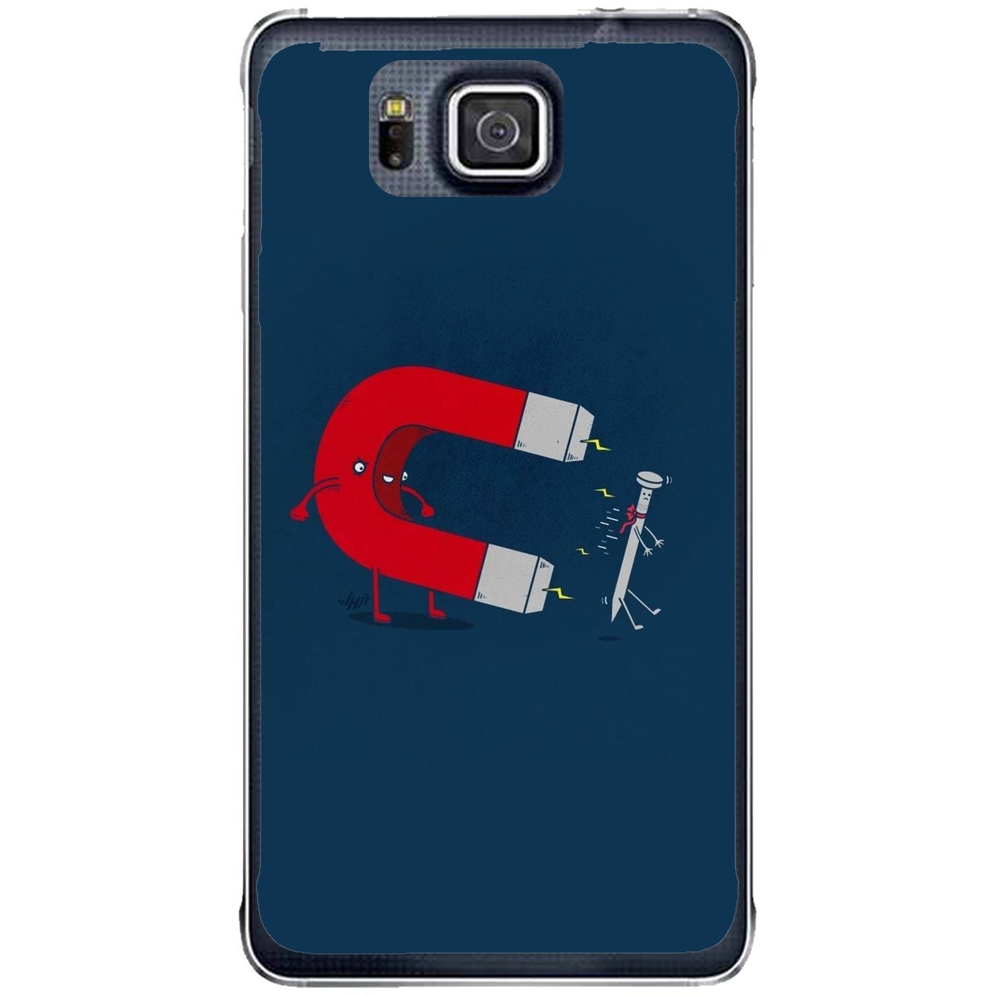 Phone Case Caught By Magnet Samsung Galaxy Alpha G850