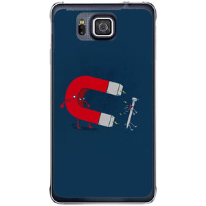 Phone Case Caught By Magnet Samsung Galaxy Alpha G850