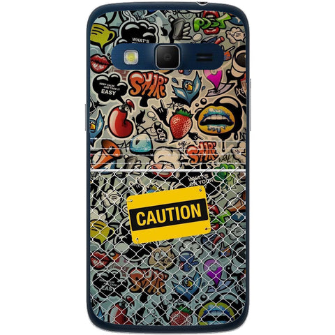 Phone Case Caution Pattern Samsung Galaxy Express 2 G3815