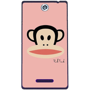 Phone Case Chimp Face Sony Xperia C C2305
