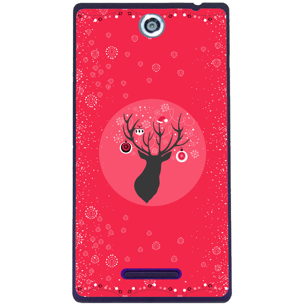 Phone Case Christmas Time Sony Xperia C C2305