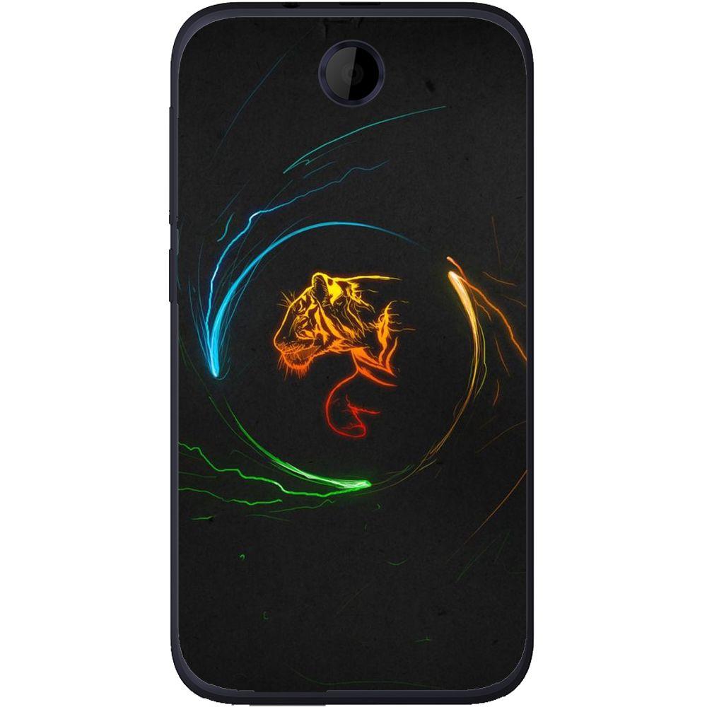 Phone Case Circle Tiger HTC Desire 310