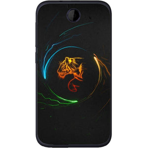 Phone Case Circle Tiger HTC Desire 310