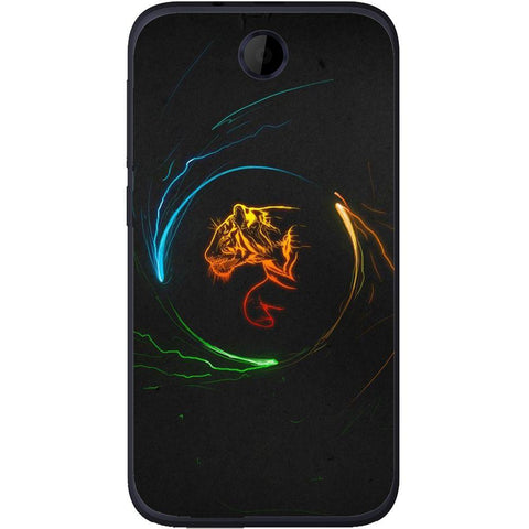 Phone Case Circle Tiger HTC Desire 310