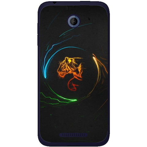 Phone Case Circle Tiger HTC Desire 510