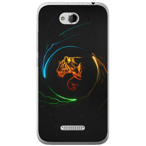 Phone Case Circle Tiger HTC Desire 616