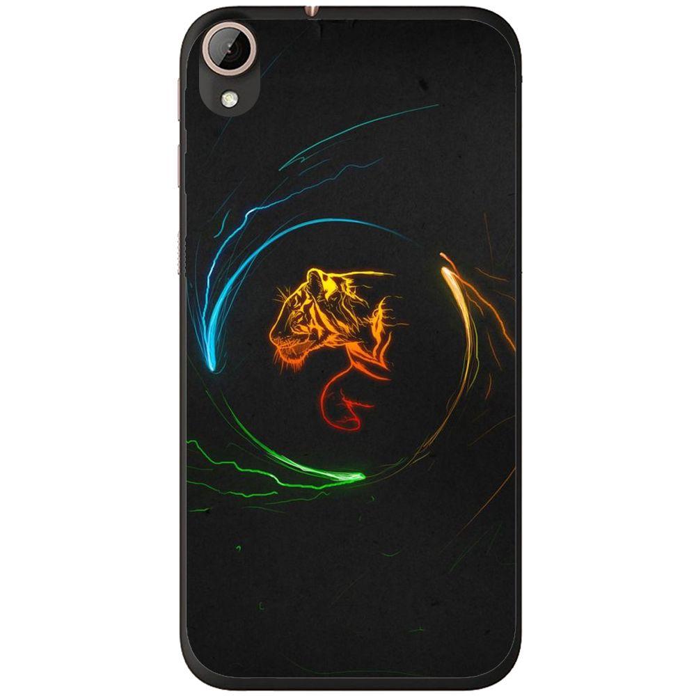 Phone Case Circle Tiger HTC Desire 728