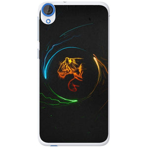 Phone Case Circle Tiger HTC Desire 820