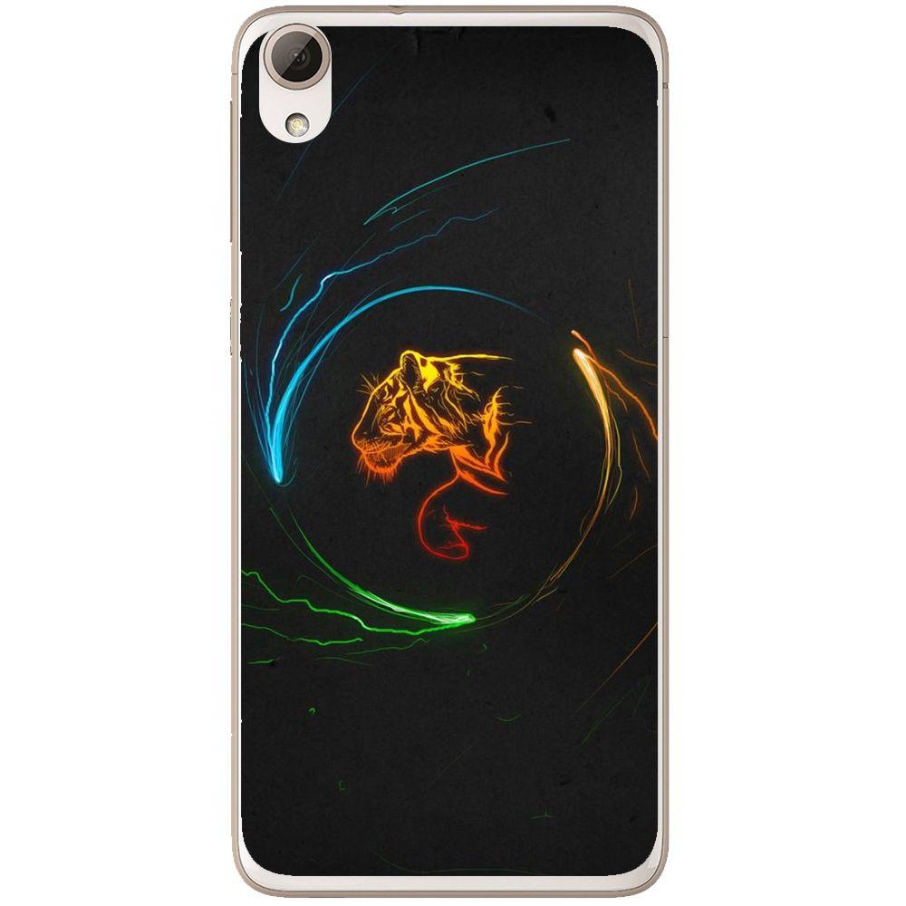 Phone Case Circle Tiger HTC Desire 826