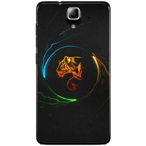 Phone Case Circle Tiger Lenovo A536