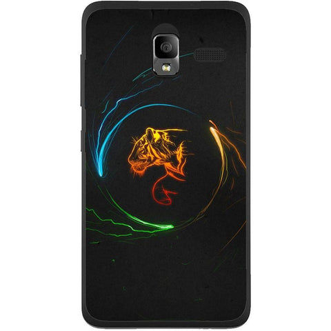 Phone Case Circle Tiger Lenovo A850