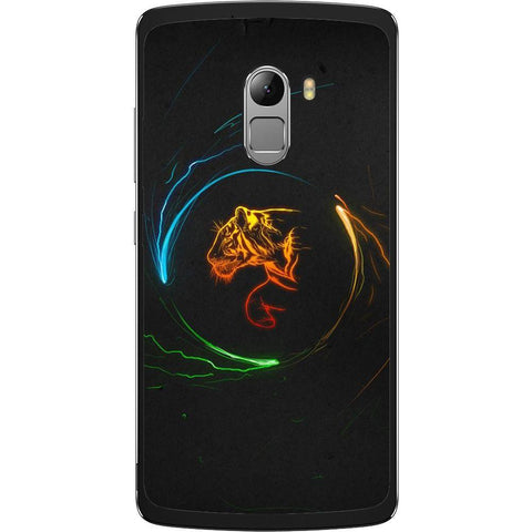 Phone Case Circle Tiger Lenovo K4 Note A7010 Vibe X3 Lite