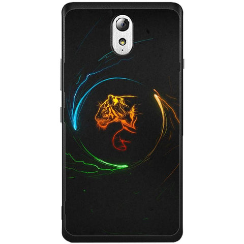 Phone Case Circle Tiger Lenovo Vibe P1m