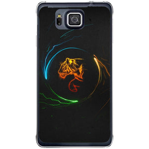 Phone Case Circle Tiger Samsung Galaxy Alpha G850