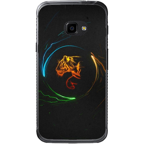 Phone Case Circle Tiger Samsung Galaxy Xcover 4