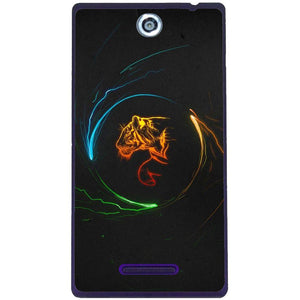 Phone Case Circle Tiger Sony Xperia C C2305