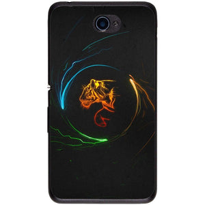 Phone Case Circle Tiger Sony Xperia E4 E2104 5