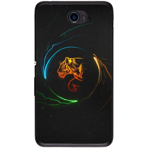 Phone Case Circle Tiger Sony Xperia E4 E2104 5
