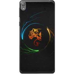 Phone Case Circle Tiger Sony Xperia E5