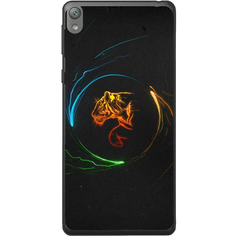 Phone Case Circle Tiger Sony Xperia E5