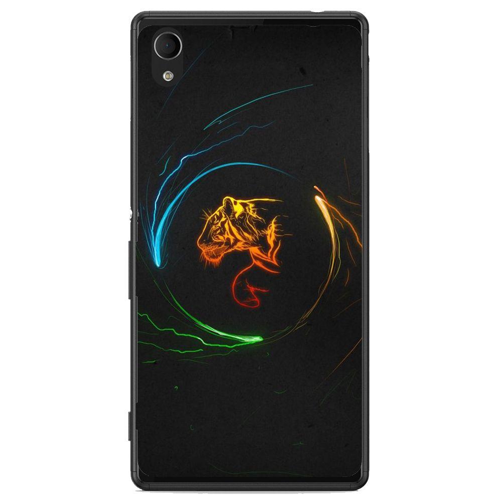 Phone Case Circle Tiger Sony Xperia M4 Aqua E2303 6