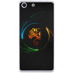Phone Case Circle Tiger Sony Xperia M5