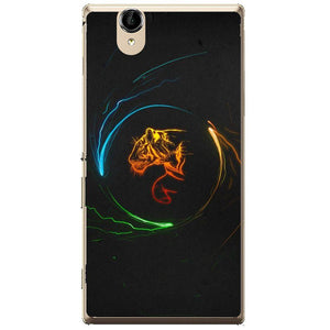 Phone Case Circle Tiger Sony Xperia T2 Ultra