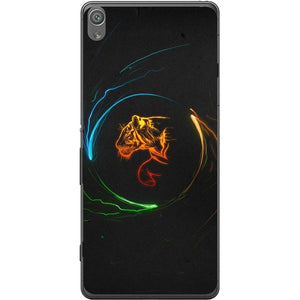 Phone Case Circle Tiger Sony Xperia Xa