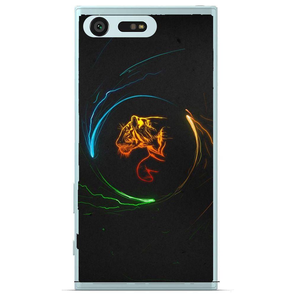 Phone Case Circle Tiger Sony Xperia X Compact
