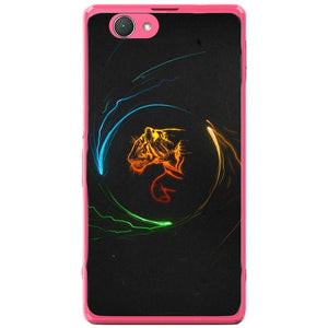 Phone Case Circle Tiger Sony Xperia Z1 Compact D5503