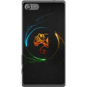Phone Case Circle Tiger Sony Xperia Z5 Compact
