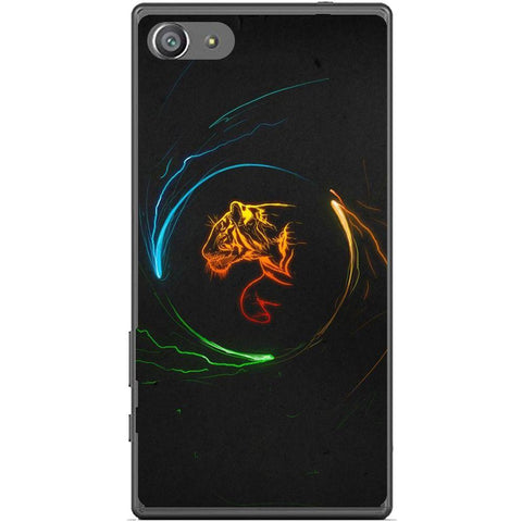 Phone Case Circle Tiger Sony Xperia Z5 Compact