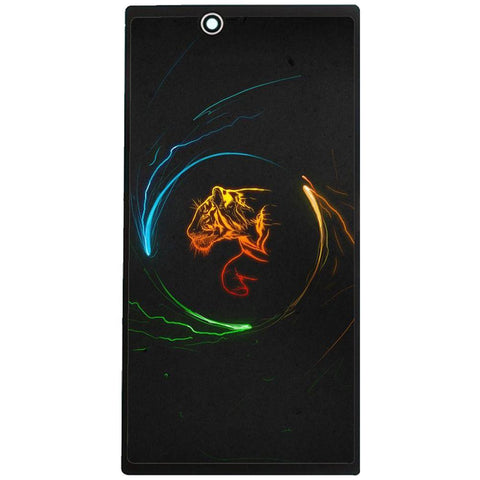 Phone Case Circle Tiger Sony Xperia Z C6602 C6603