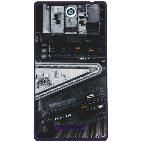 Phone Case City Flat Sony Xperia C C2305