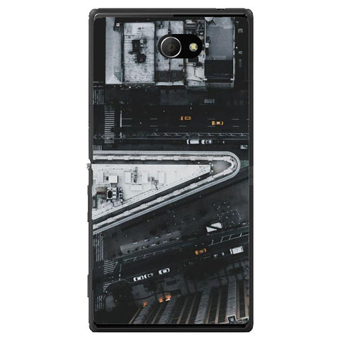 Phone Case City Flat Sony Xperia M2 Dual D2302