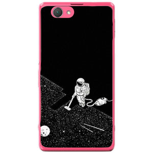 Phone Case Cleaning The Space Sony Xperia Z1 Compact D5503
