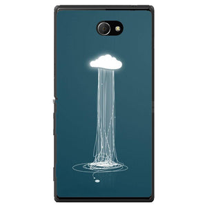 Phone Case Cloud Art Sony Xperia M2 Dual D2302