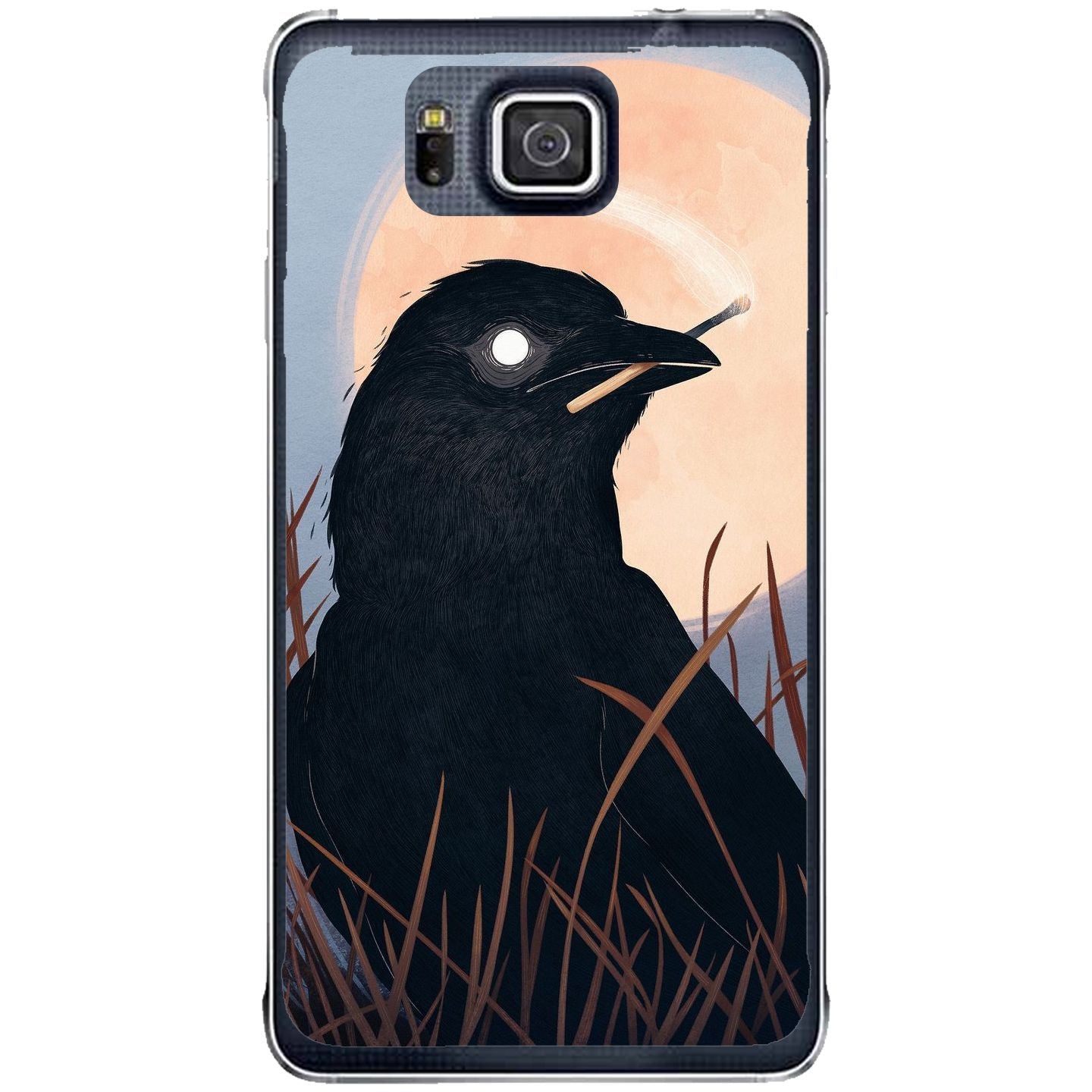 Phone Case Crow Samsung Galaxy Alpha G850