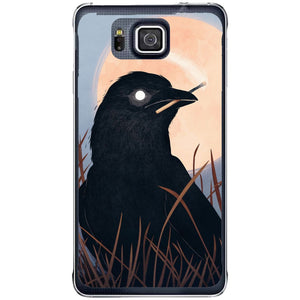 Phone Case Crow Samsung Galaxy Alpha G850