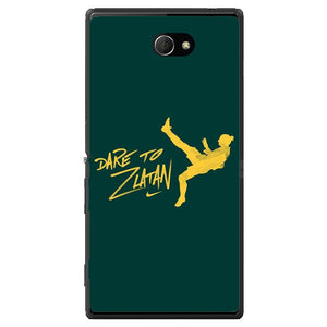 Phone Case Dare To Zlatan Sony Xperia M2 Dual D2302