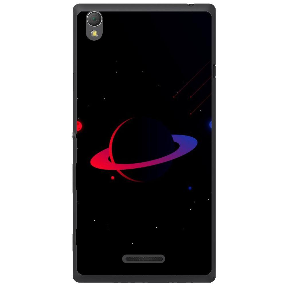 Phone Case Dark Red Planet Sony Xperia T3